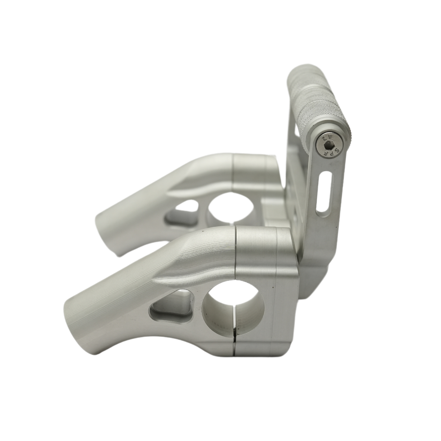 HandleBar Riser With Mobile Mount (White) for Himalayan 450