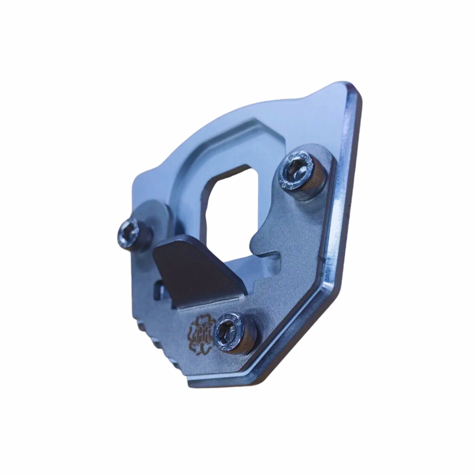 Hunter 350 Side Stand Base Extension - Silver