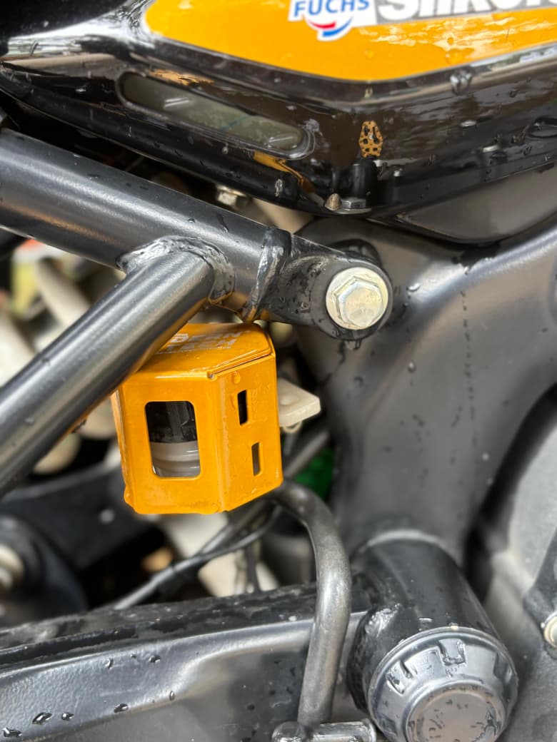 Rear Brake Fluid Cap Aluminium for Himalayan 450