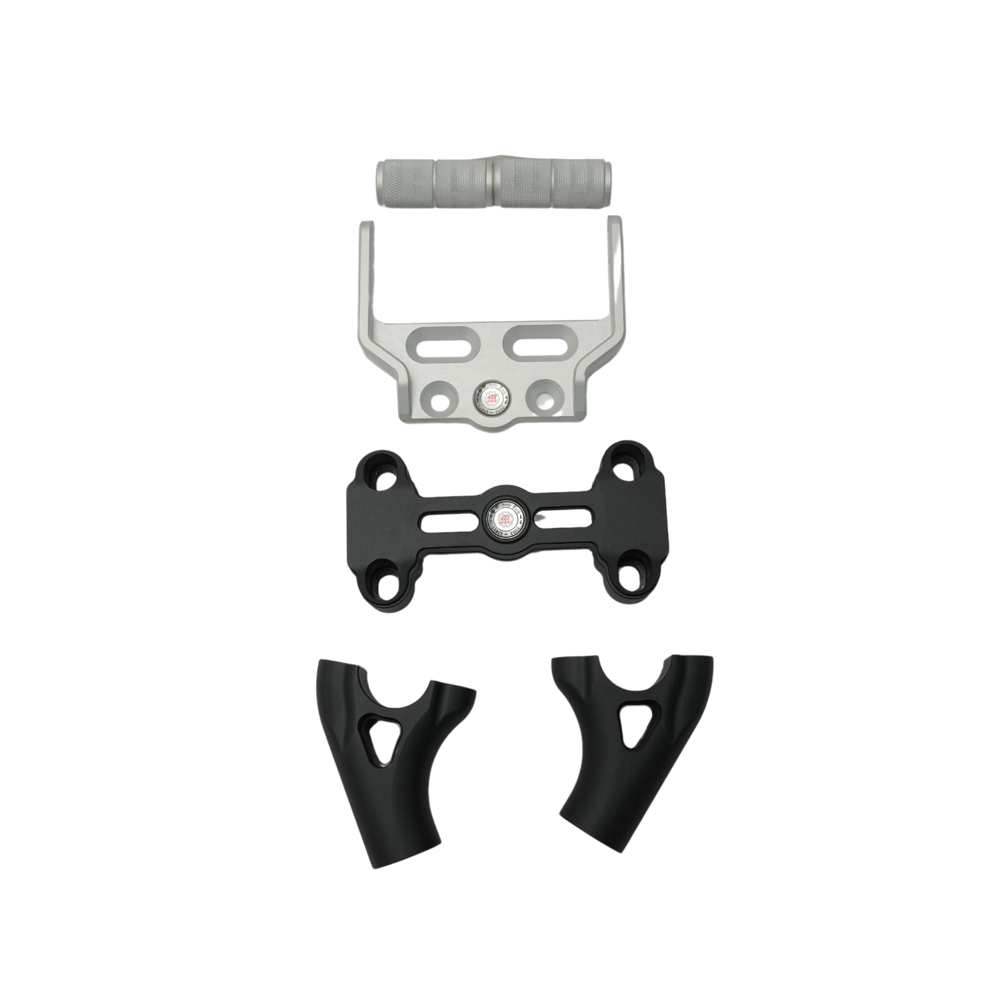 HandleBar Riser With Mobile Mount Combo ( Black ) for Himalayan 450