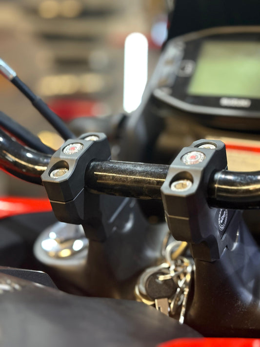 Handlebar Riser -  Aluminium - VSTROM 250