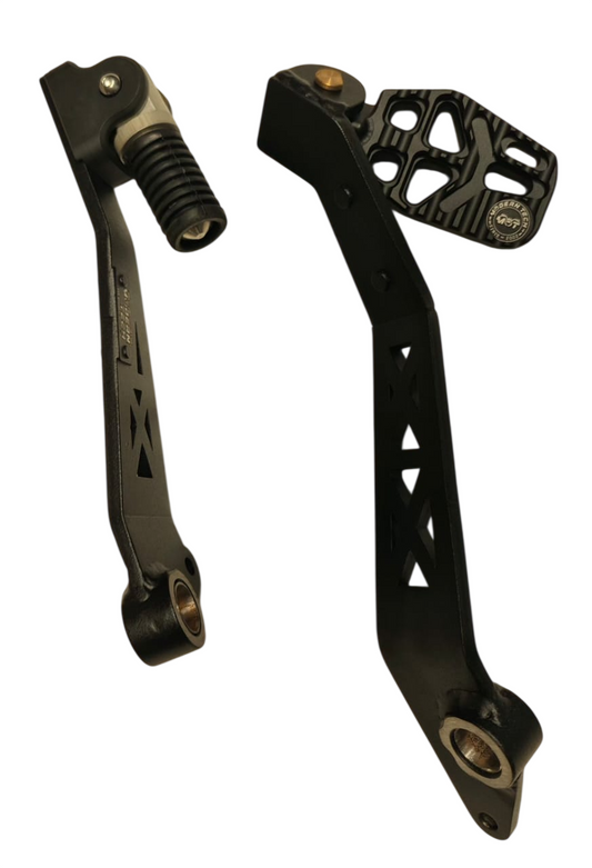 Brake and Gear Foldable Lever Aluminium and Mild Steel for RE Interceptor 650