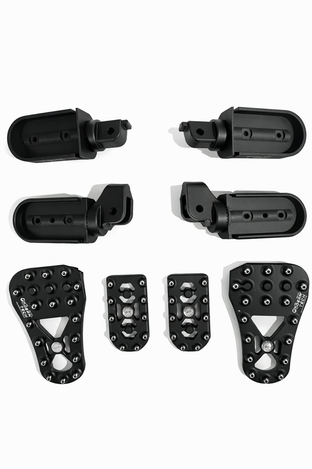 HIMALAYAN 411  TYPE 2 ADJUSTABLE MODEL OEM 3 IN 1 FOOT PEG. RUBBER, TOURING, OFF ROAD PEGS