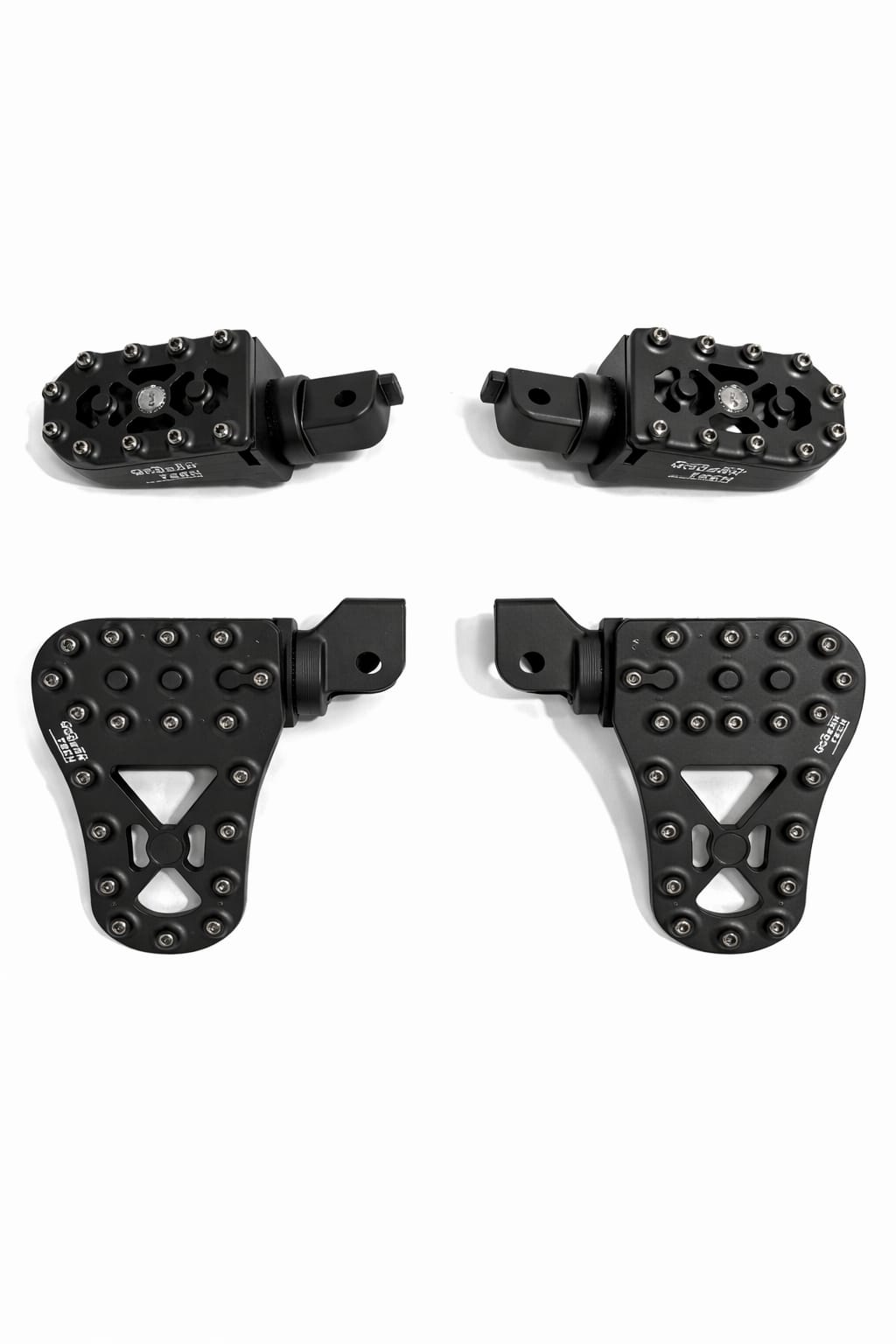 ROYAL ENFIELD HIMALAYAN 450 TYPE 2 ADJUSTABLE MODEL OEM 3 IN 1 FOOT PEG. RUBBER, TOURING, OFF ROAD PEGS