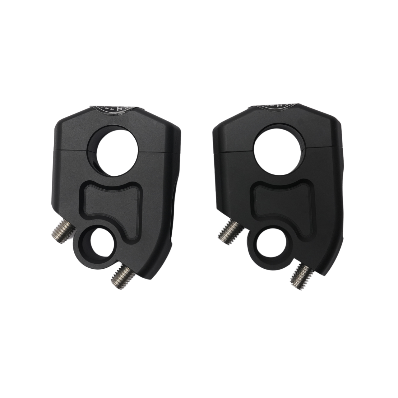 XSR155 YAMAHA  HANDLE BAR RISER 50 X 70 MM -SILVER -BLACK