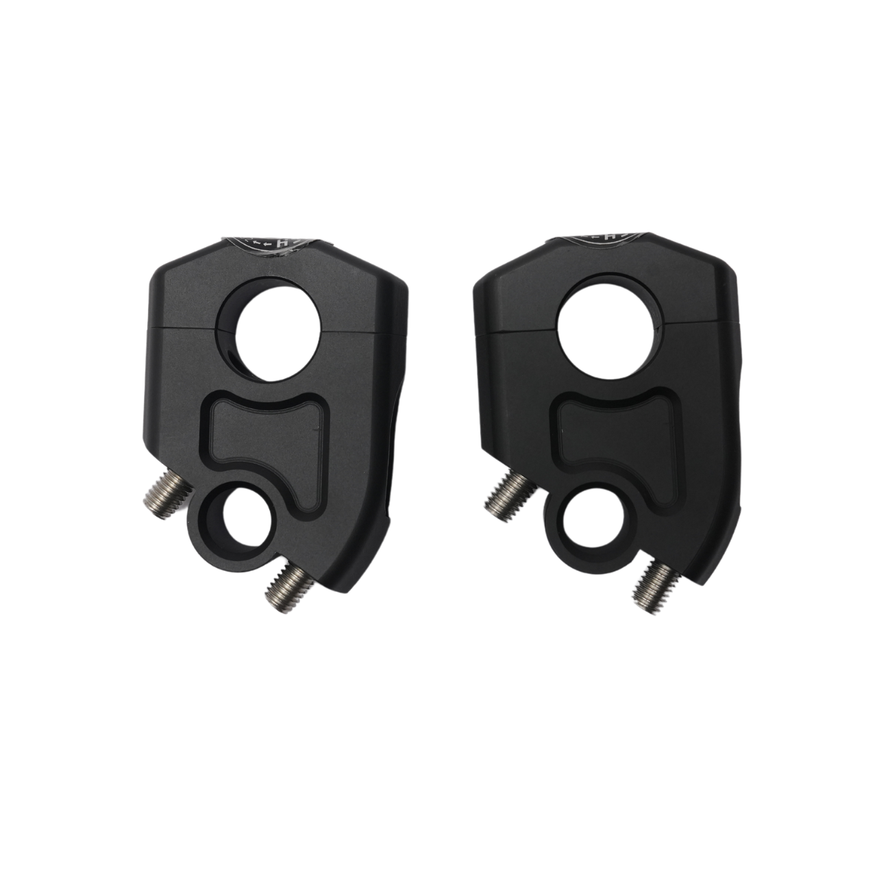 XSR155 YAMAHA  HANDLE BAR RISER 50 X 70 MM -SILVER -BLACK